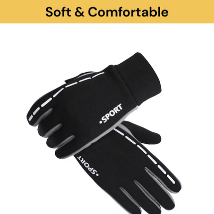 Pair Of Winter Touchscreen Gloves