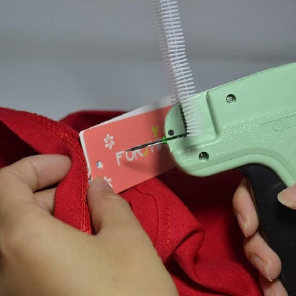 Clothes Garment Price Label Machine Tagging Tags Gun 1000 Barbs 5 Steel Needles