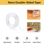 Nano Double-Sided Tape Transparent Traceless Clear Anti-Slip Adhesive Tape