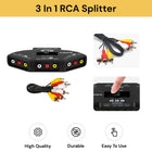 3 In 1 RCA Splitter