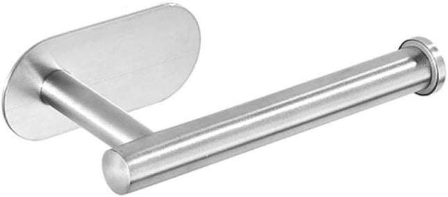 Mounted Toilet Paper Roll Holder Stainless Steel Hook Bathroom Wall Storage