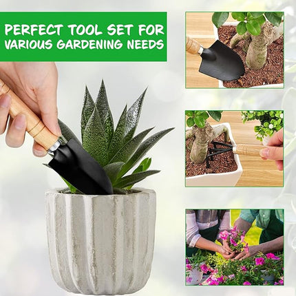 3-Piece Mini Garden Shovel/Rake/Spade