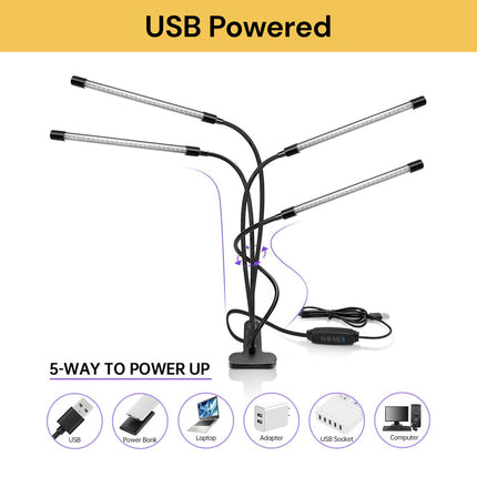 4 Heads Plant Grow Light