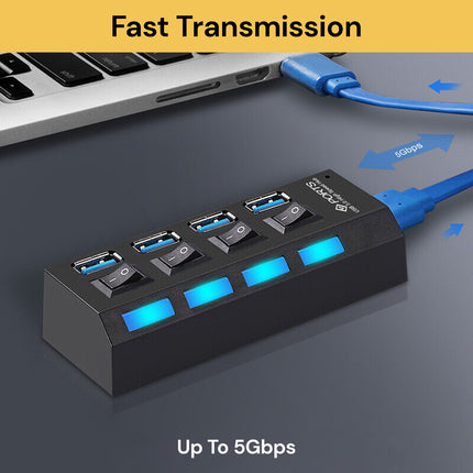 4 Port USB 3.0 Hub