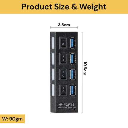 4 Port USB 3.0 Hub