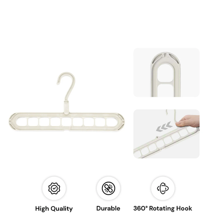 Space Saving Clothes Hangers Plastic Magic Closet Organizer