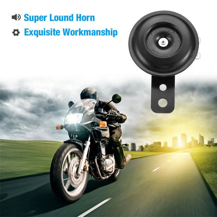 12V Super Loud 105dB Universal Motorcycle Car Electric Bike ATV Horn Waterproof