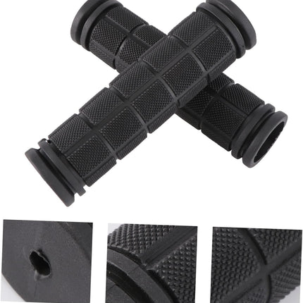 Anti Slip Soft Black Bike Handlebar Handle Hand Grips BMX MTB Mountain Bicycle