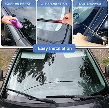 Auto Weather Draft Seal Strip Self Adhesive Rubber Windshield Seal Strip Car Edge Protector Sunroof Seal Rubber Weather Stripping Trim 14mm x 2m 5_5b907b89-ede7-4f8c-bc1c-0619dc1a460e