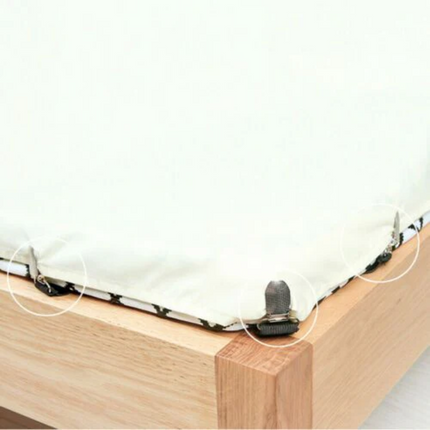 Elastic Bed Mattress Sheet Straps Clips Grippers