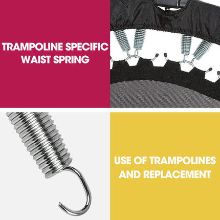 10Pcs Trampoline Stainless Steel Springs