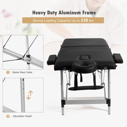 Aluminum Massage Table 2 Folding Salon Lash Bed Portable Spa Table Couch Black 5_b4c285dc-1fd0-430f-acf9-dfcb8cfa4786