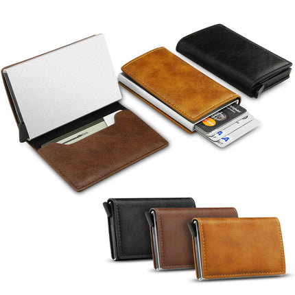 Men's RFID-Blocking Leather Wallet