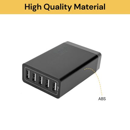 40W 5-Port USB Charger