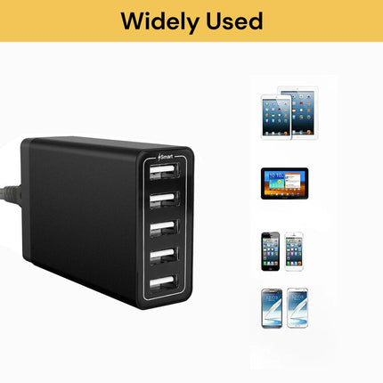 40W 5-Port USB Charger