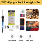 71PCs Pyrography Soldering Iron Set