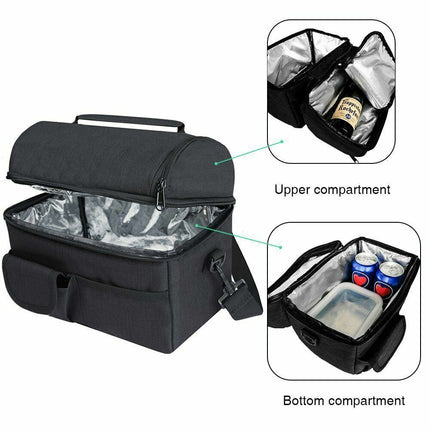 Portable 8L Insulated Lunch Cooler Bag Box For Men Women Kids Storage Thermal