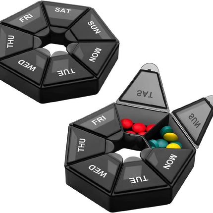 Daily Pill Organizer Medicine Box