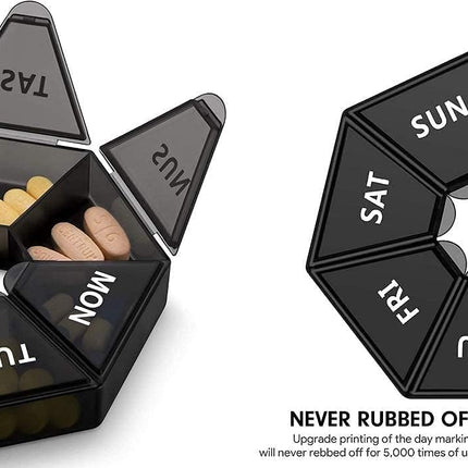Daily Pill Organizer Medicine Box