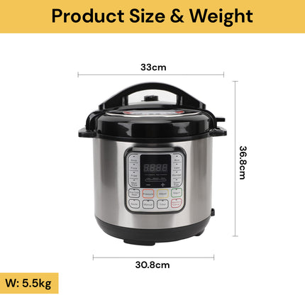 6L Electric Pressure Cooker