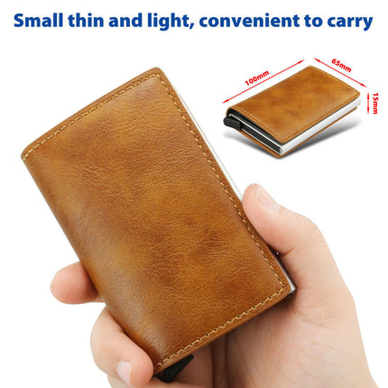 Men's RFID-Blocking Leather Wallet