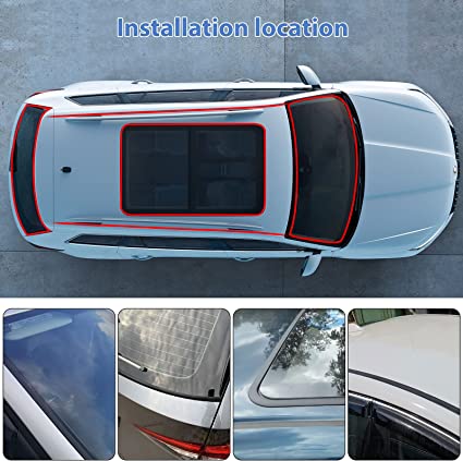 Auto Weather Draft Seal Strip Self Adhesive Rubber Windshield Seal Strip Car Edge Protector Sunroof Seal Rubber Weather Stripping Trim 14mm x 2m 6_4d6560ab-4c33-4d6a-9915-d7b4105645cb