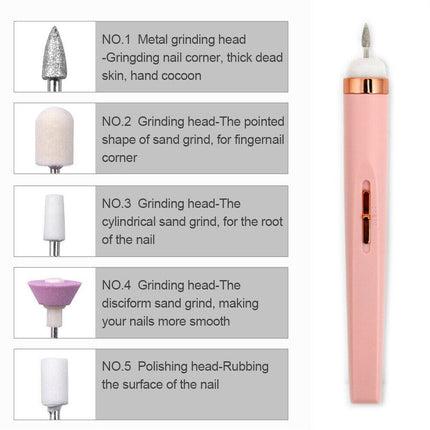 Electric Nail Drill File Machine Toe Finger Nails Sander Polisher Manicure Care