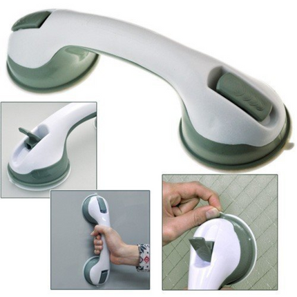 2PC Safety Support Hand Rail Handle Bar Grip Grab Suction Bath Bathroom Shower