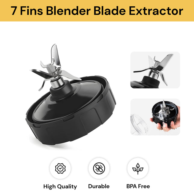 7 Fins Blender Blade Extractor