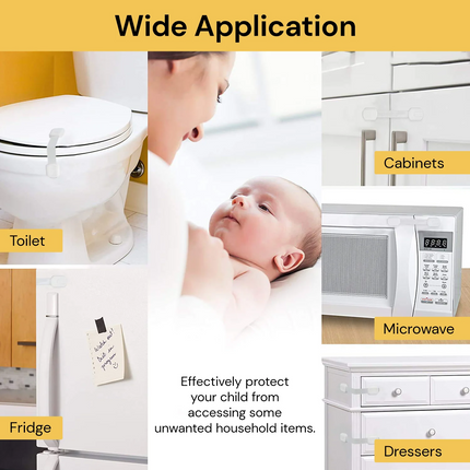 Baby Kids Safety Home Locks Protecter Door Fridge Drawer