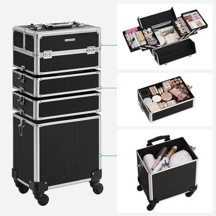 7-in-1 Portable Cosmetics Beauty - Travel Makeup Set, Versatile