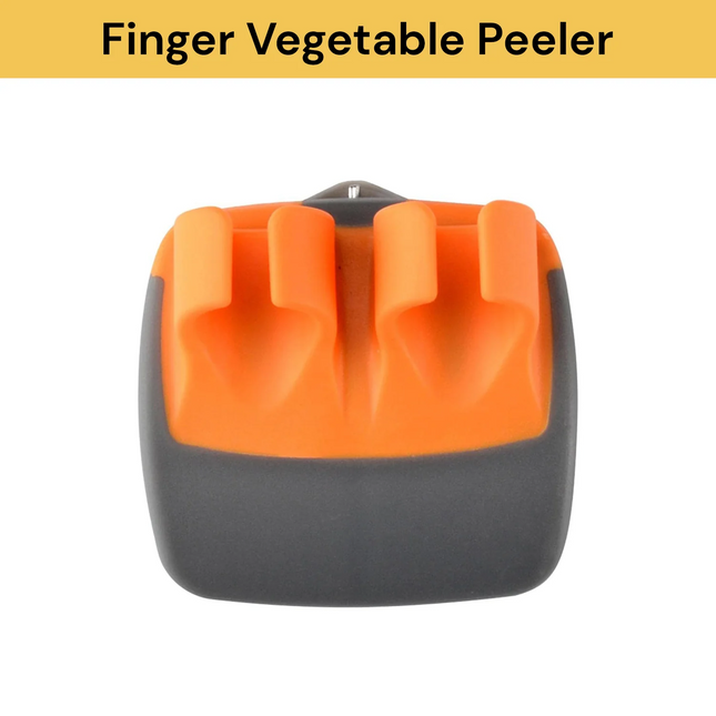 Finger Vegetable Palm Peeler Kitchen Fruit Potato Peeler with Comfortable Rubber Finger Grip