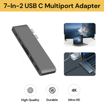 7-In-2 USB C Multiport Adapter