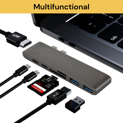 7-In-2 USB C Multiport Adapter