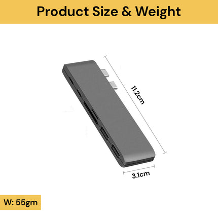 7-In-2 USB C Multiport Adapter