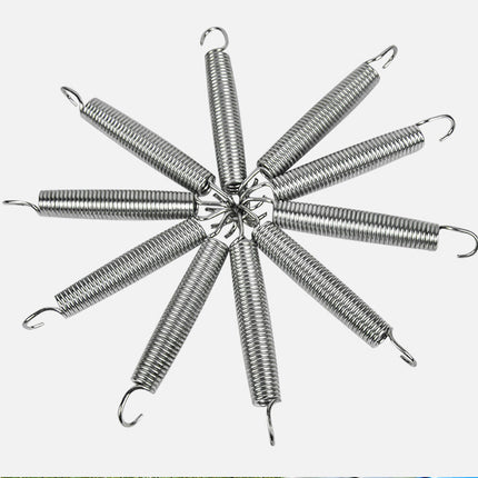 10Pcs Trampoline Stainless Steel Springs