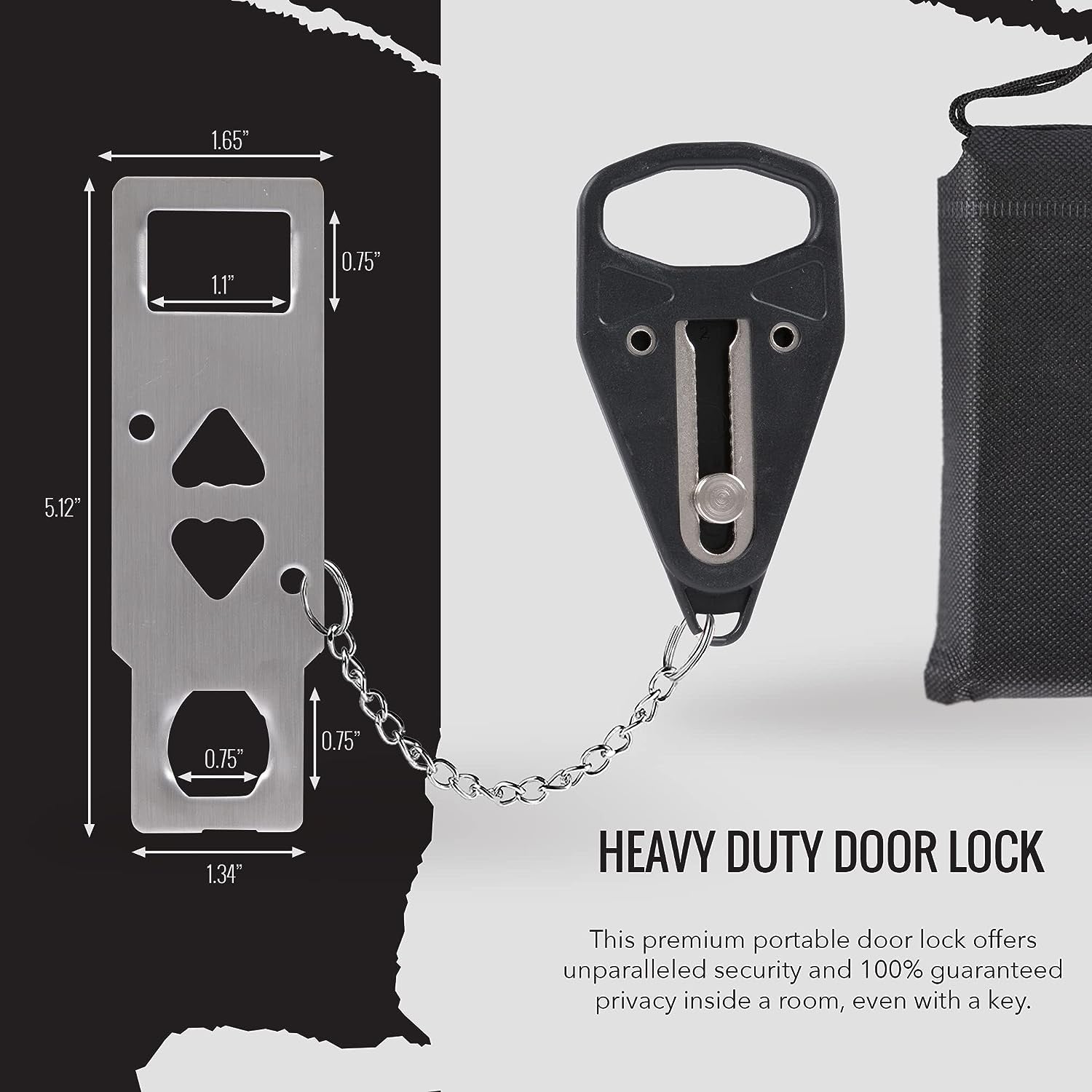 Portable Lock Type Portable Door Lock Security Safety Travel Hotel Home Addalock Safe Loc