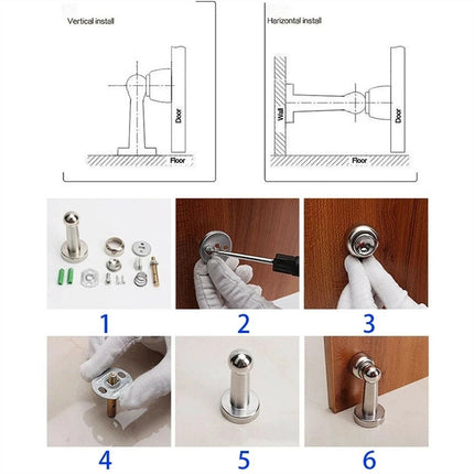 Stainless Steel Strong Magnetic Door Stopper