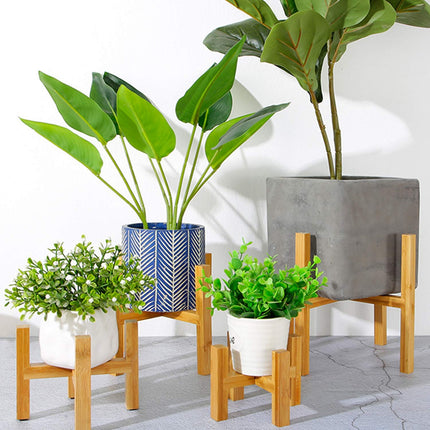 Wooden Shelf Rack Holder Plant Flower Pot Stand Wood Garden Display Home Outdoor