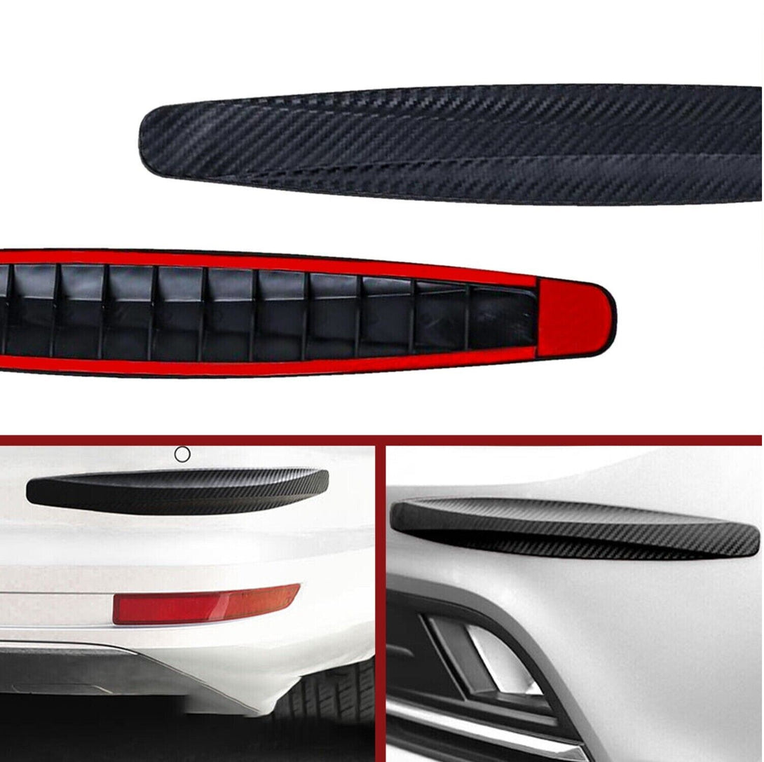 2Pcs Car Carbon Fiber Anti-rub Unique Black Strip Bumper Corner Protector Guard 9_6535f1ea-2bf3-4dff-9e9b-85e6483b9554