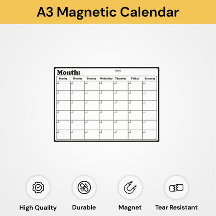 A3 Magnetic Calendar