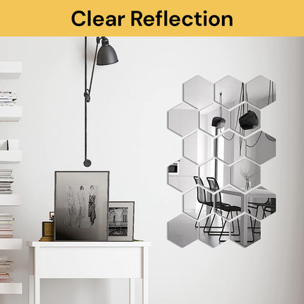 12PCS DIY Acrylic Mirrors