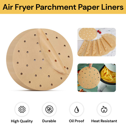 100PCs Air Fryer Parchment Paper Liners