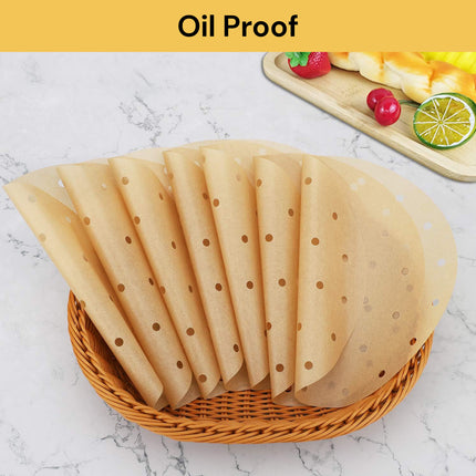 100PCs Air Fryer Parchment Paper Liners