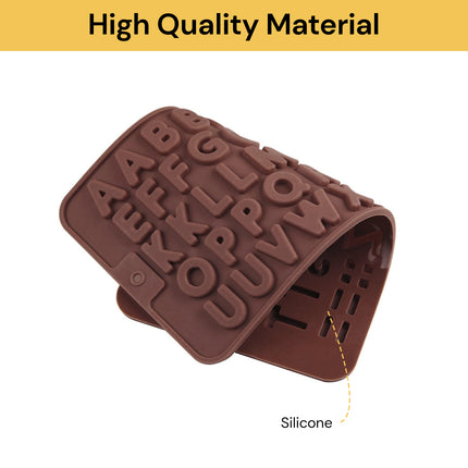 Silicone Alphabet Letter Chocolate Molds | Safe & Healthy