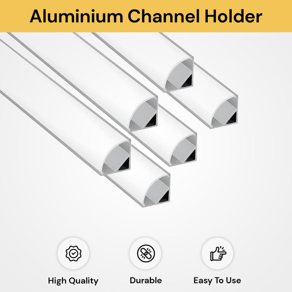 6PCs Aluminium Channel Holders