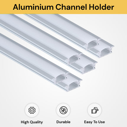 6PCs Aluminium Channel Holders