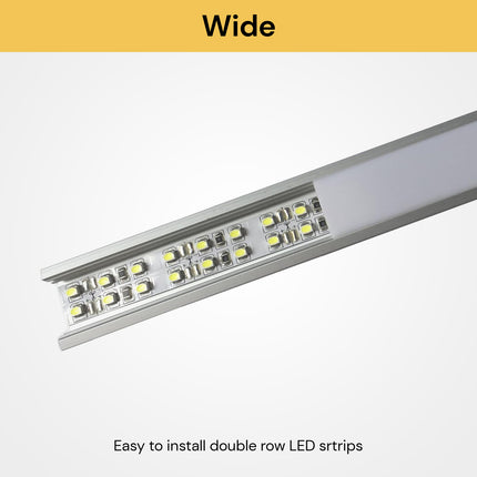 6PCs Aluminium Channel Holders