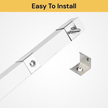 6PCs Aluminium Channel Holders