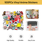 100PCs Waterproof Vinyl Anime Stickers